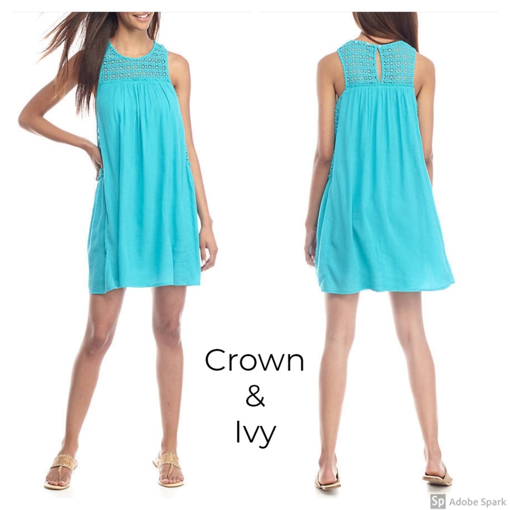 2/$20 Crochet Boho Swing Dress